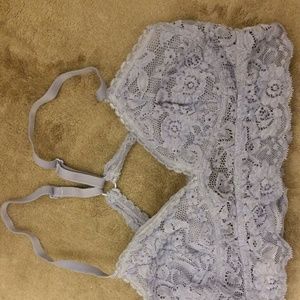 Bra Lace Purple Blue
